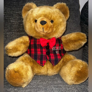 Vintage 1993 Belkie Bear Stuffed Animal Plush Teddy Bear